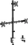 LogiLink Monitor Tischhalterung f&uuml;r 3X 17&ndash;27" Bildschirme, 10 kg pro Arm,