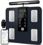 GE K&ouml;rperfettwaage mit Handsensoren Smart, 50 K&ouml;rperwerten Body Fat 180 kg 