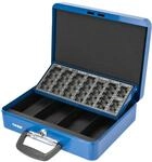 HMF 10016-05 Geldkassette abschlie&szlig;bar mit M&uuml;nzz&auml;hlbrett, Kasse mit...