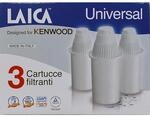 Laica 3 St&uuml;ck Universal Wasserfilterpatronen - Reduziert Chlor, Schwermetalle...