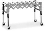MSW MSW-RT-130 Mobile Rollenbahn F&ouml;rderanlage 130 kg 147 cm 9 Rollen