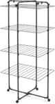 Brabantia HangOn Tower Drying Rack, 30 m (Mattschwarz), Turmw&auml;schest&auml;nder klappbar,