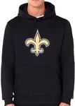 New Era New Orleans Saints NFL Team Logo Hoody Schwarz Kapuzenpullover - L