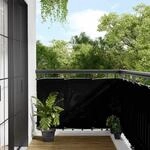vidaXL Balkon Sichtschutz, Balkonbespannung mit &Ouml;sen Seil, Wasserfeste