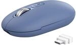 Trust Seron Wiederaufladbare Kabellose Maus Ultraschnelles Scrollrad, Blau