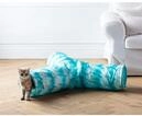 Dehner Katzenspielzeug, Katzentunnel Triplex, &Oslash; 25 cm, L&auml;nge 50 cm, Polyester, blau