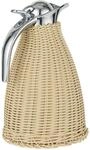 IB Laursen - Thermoskanne - Edelstahl, Polyrattan - Farbe: Natur/Silber - 27 x...