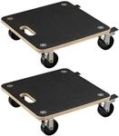 Wiltec 2X Transportroller 380 x 380 x 119 mm mit 250 kg Traglast je...