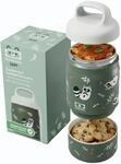 monbento - Isolierte Lunchbox f&uuml;r Kinder Handy &ndash; Gr&uuml;n Raccoon - 500 ml