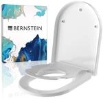 Bernstein WC Sitz U1006 in Wei&szlig; D Form 46 x 36 x 5 cm Softclose Absenkautomatik