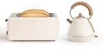 CREATE/PACK TOAST RETRO XL + KETTLE RETRO M/Toaster Cremewei&szlig; mit Wasserkocher