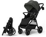 Kinderkraft GRANDE 2 &ndash; Kinderwagen | gro&szlig;e R&auml;der, CLICK&FOLD, Grun