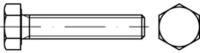 ISO 4017 Sechskantschraube VG M20x60 Stahl 10.9 blank 25 Stk