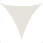 anndora Sonnensegel luftdurchl&auml;ssig 5 x 5 x 5 m - Farbe Creme - Dreieck -...