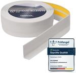 HOLZBRINK Weichsockelleiste selbstklebend PVC 50x20mm, 15 m | Winkelleiste f&uuml;r