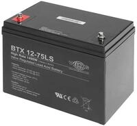 Wing BTX12-75LS 12V 75Ah high Rate hochstromf&auml;hig Bleiakku AGM Blei Gel Akku