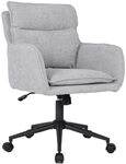 Home Deluxe - B&uuml;rostuhl CORA - Farbe: Grau - Webstoff, h&ouml;henverstellbar,...