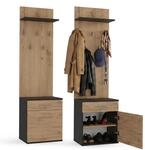 CDF Garderobe Schuhschrank Flurgarderobe Garderobenpaneel Eingangsschrank mit