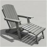 osoltus Adirondack Stuhl bis 150kg | Canadian Deck Chair | recycletes Plastic...