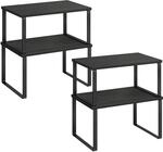 SONGMICS Gew&uuml;rzregal, 4er Set, K&uuml;chenregal, K&uuml;chen-Organizer, erweiterbar,