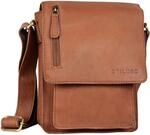 STILORD Herren-Umh&auml;ngetasche braun - Kleine Vintage Schultertasche - 8,4 Zoll