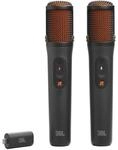 JBL EasySing Mics, 2 kabellose KI-Karaoke-Mikrofone, Schwarz