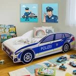 Kids Collective Autobett Kinderbett Jugendbett 80x160 mit Rausfallschutz &...