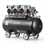 VEVOR 3 KW Druckluftkompressor, &Ouml;lfreier Kompressor mit 100 L Lufttank,