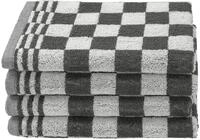 ZOLLNER 4er Set K&uuml;chenhandt&uuml;cher Baumwolle in 50x50 cm - saugstarke und