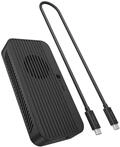 ICY BOX Thunderbolt 5 M.2 NVMe SSD Geh&auml;use 80 Gbps Diamond Case 1980