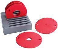 Kreg Level-Loc 5-teiliges Reduzierring-Set f&uuml;r Pr&auml;zisions-Fr&auml;stische, inkl.