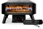 Cozze&reg; 13" Pizzaofen Gas Schwarze Edition mit rotierender Pizzastein &Oslash;34,5 cm...