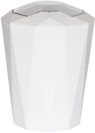 Spirella Design Kosmetikeimer Crystal mit Schwingdeckel 5 Liter (&Oslash;xH): 20,5 x 23 cm