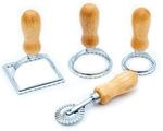Intirilife 4-teiliges Ravioli Ausstecher Set Pasta Stempel - 12.7 x 3.8/9.7 x...