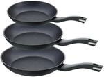Berndes Pfannen Set Induction Enduro 3tlg. - frypan 20 cm, 24 cm & 28 cm &ndash;