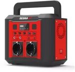 DEDRA Ladestation 300/500W Tragbare Powerstation, Solargenerator, Powerstation...