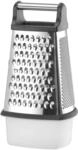 HENDI Vierkantreibe, 4-seitig, mit Beh&auml;lter, rutschfester Boden, fein, mittel, grob