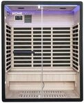 Home Deluxe Infrarotkabine NERO L &ndash; Schwarz, Hemlock (190 x 110 x 153 cm) 