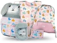 Baagl Schulranzen Jungen M&auml;dchen Set 5 Teilig (Zippy Schultasche f&uuml;r 1. Klasse,