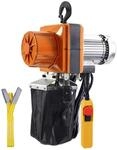 VEVOR Elektrischer Kettenzug, 998 kg Tragkraft, 3 m Hubh&ouml;he, 3,2 m/min