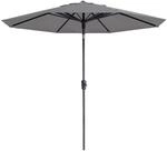 Madison Sonnenschirm 300cm Hellgrau Ampelschirm Gartenschirm Marktschirm
