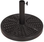 DELUKE Sonnenschirmst&auml;nder FOLR 15kg - Kunststoff Schwarz 32,2x45,5x45,5cm 