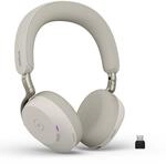 Jabra Evolve3 75 On-Ear Bluetooth Headset kabellos mit Mikrofon, Warmgrau