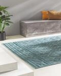 benuta Nest In- & Outdoor Teppich Bonte - T&uuml;rkis 160x230 cm - Strapazierf&auml;hig...