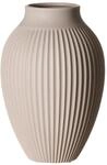 Ritzenhoff & Breker Alsta Vase, 23 cm, Tischvasen mit Rillendesign, Seidenmattes