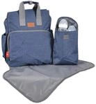 Moni Wickeltasche Lydia, zus&auml;tzliche Tasche, Wickelunterlage, Rei&szlig;verschluss...