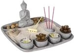 Unbekannt Atmosphera - Zen-Garten - Zement - grau - 24x12 cm - Grau