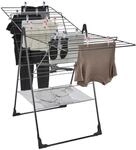Leifheit W&auml;schest&auml;nder Classic 250 Flex Black, 25 m Trockenl&auml;nge
