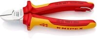 KNIPEX Seitenschneider in Blister verchromt isoliert, 70 06 160 T BK