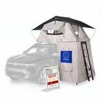 Dachzelt Track | 130 cm | f&uuml;r jedes Auto | 2 Personen | mit Leiter und Matratze 